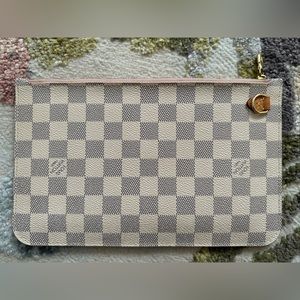Louis Vuitton Neverfull Pochette Damier Azure